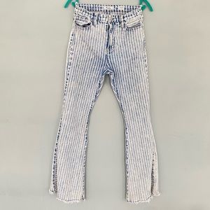 KanCan ultra high rise super flare jeans.